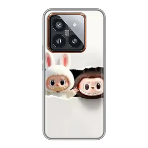 Чохол з принтом Лабубу для Xiaomi 14 Pro (Фігурки Labubu)