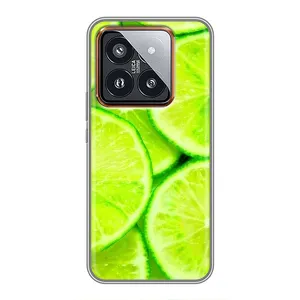 Чохол з зображенням смачної їжі для Xiaomi 14 Pro (Лайм)