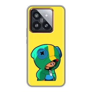 Чохол Бравл Старс для Xiaomi 14 Pro (Леон (LEON))
