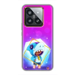 Чохол Бравл Старс для Xiaomi 14 Pro (Леон у костюмі Акули)
