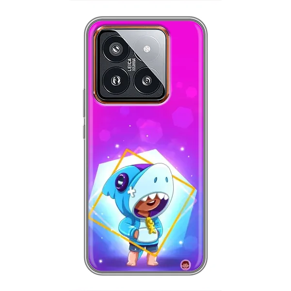 Чехол с рисунком «Леон в костюме Акулы» для Xiaomi 14 Pro