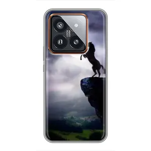 Чохли з зображенням різних тварин на Xiaomi 14 Pro (Кінь)