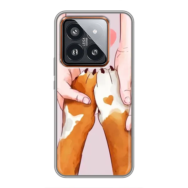 Чехол с рисунком «Любовь к собакам» для Xiaomi 14 Pro Чехол с рисунком «Любовь к собакам» для Xiaomi 14 Pro