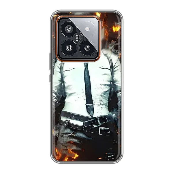 Чехол с рисунком «Man Пубг» для Xiaomi 14 Pro Чехол с рисунком «Man Пубг» для Xiaomi 14 Pro