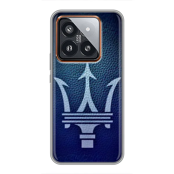 Чехол с рисунком «Лого Maserati» для Xiaomi 14 Pro Чехол с рисунком «Лого Maserati» для Xiaomi 14 Pro