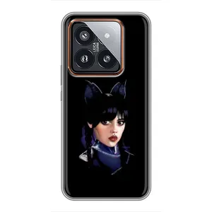 Чехлы с принтом Уэнсдей на Xiaomi 14 Pro (Милая Уэнсдей)
