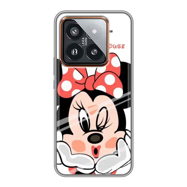 Чехол с рисунком «Minni Mouse» для Xiaomi 14 Pro Чехол с рисунком «Minni Mouse» для Xiaomi 14 Pro
