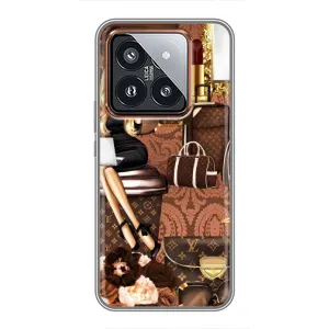 Чехол Стиль Louis Vuitton на Xiaomi 14 Pro (Мода Луи Виттон)