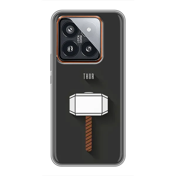 Чехол с рисунком «Молот Тора» для Xiaomi 14 Pro