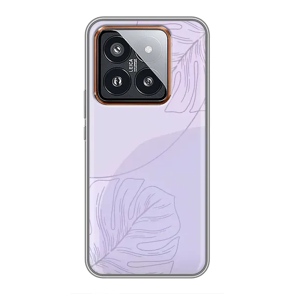 Чехол с рисунком «Монстера фиолетовая» для Xiaomi 14 Pro Чехол с рисунком «Монстера фиолетовая» для Xiaomi 14 Pro