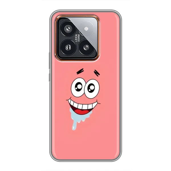 Чехол с рисунком «Мордочка Патрика» для Xiaomi 14 Pro