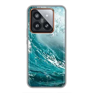 Летний Чехол на Xiaomi 14 Pro (Морская волна)