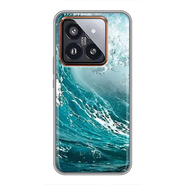 Чехол с рисунком «Морская волна» для Xiaomi 14 Pro Чехол с рисунком «Морская волна» для Xiaomi 14 Pro