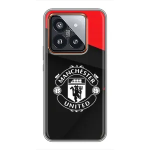 Силиконовые Чехлы принт Футбол на Xiaomi 14 Pro (MU)