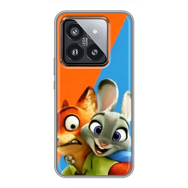 Чехол с рисунком «Ник и Хопс» для Xiaomi 14 Pro