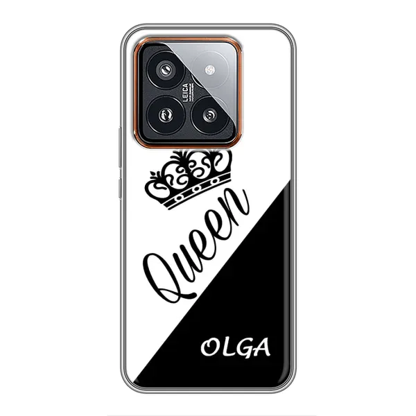 Чехол с рисунком «OLGA» для Xiaomi 14 Pro