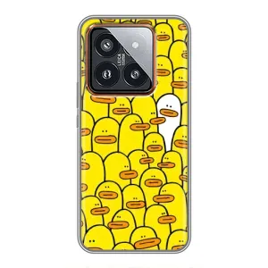 Силіконовий бампер з картинкою звірів для Xiaomi 14 Pro (Особливий)