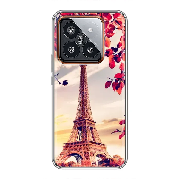 Чехол с рисунком «Paris photo» для Xiaomi 14 Pro