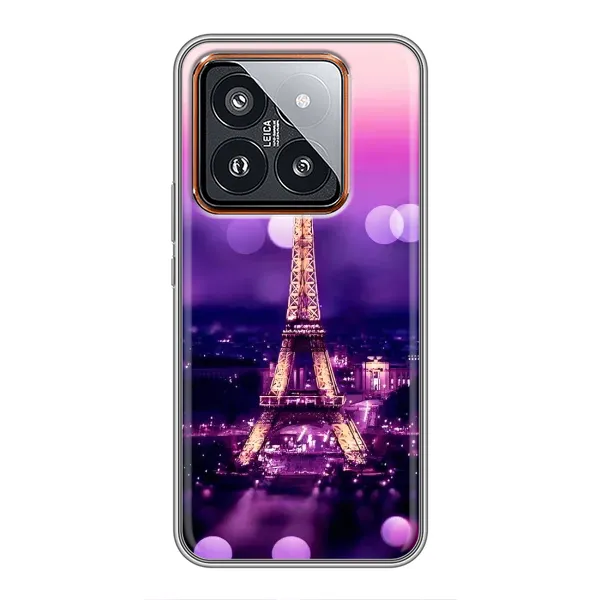 Чехол с рисунком «Париж башня» для Xiaomi 14 Pro