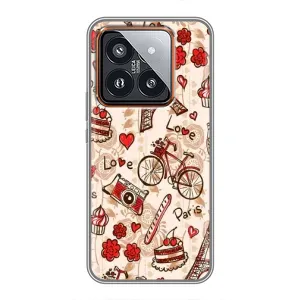 Чехол с Эйфелевой башней на Xiaomi 14 Pro