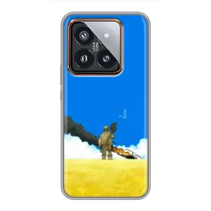 Чехлы на военную тематику для Xiaomi 14 Pro (Попадание)