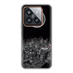Силиконовые Чехлы принт Футбол на Xiaomi 14 Pro