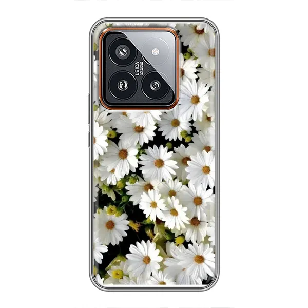 Чехол с рисунком «Рамка в ромашках» для Xiaomi 14 Pro Чехол с рисунком «Рамка в ромашках» для Xiaomi 14 Pro