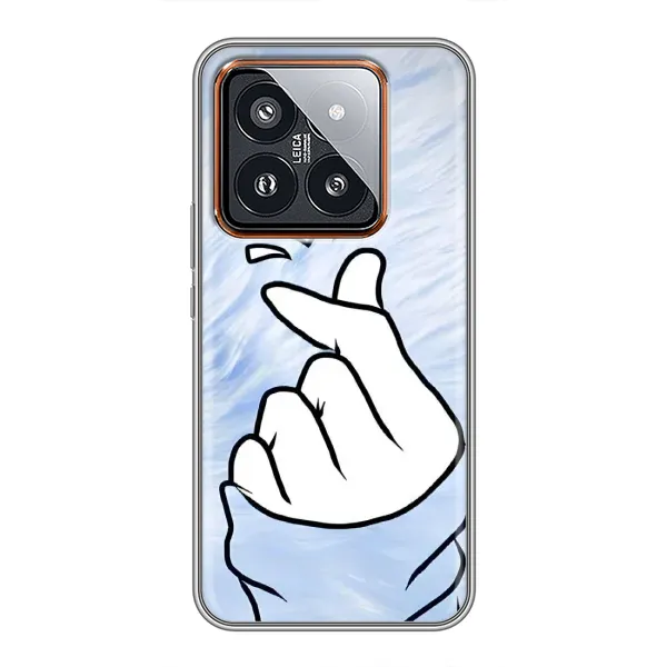 Чехол с рисунком «Сердечка знак» для Xiaomi 14 Pro Чехол с рисунком «Сердечка знак» для Xiaomi 14 Pro