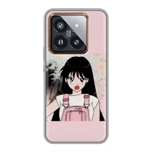 Чехол с персонажами АНИМЕ на Xiaomi 14 Pro (Сейлор Марс)
