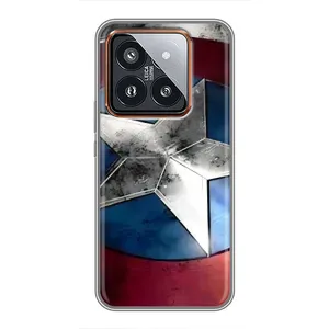 Чохол с Щітом Капітана Америки на Xiaomi 14 Pro (Щит Капітана Америки)