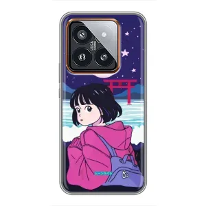 Чехол с персонажами АНИМЕ на Xiaomi 14 Pro (Синобу Миякэ)