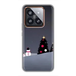 Чохли на Новий Рік Xiaomi 14 Pro (Сніговички)