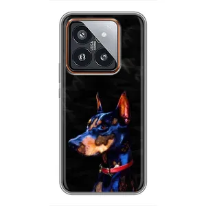 Бампер для Xiaomi 14 Pro з картинкою "Песики" (Собака Мопсік)