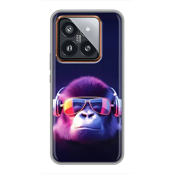Чехол с рисунком «Стильная обезьяна» для Xiaomi 14 Pro Чехол с рисунком «Стильная обезьяна» для Xiaomi 14 Pro
