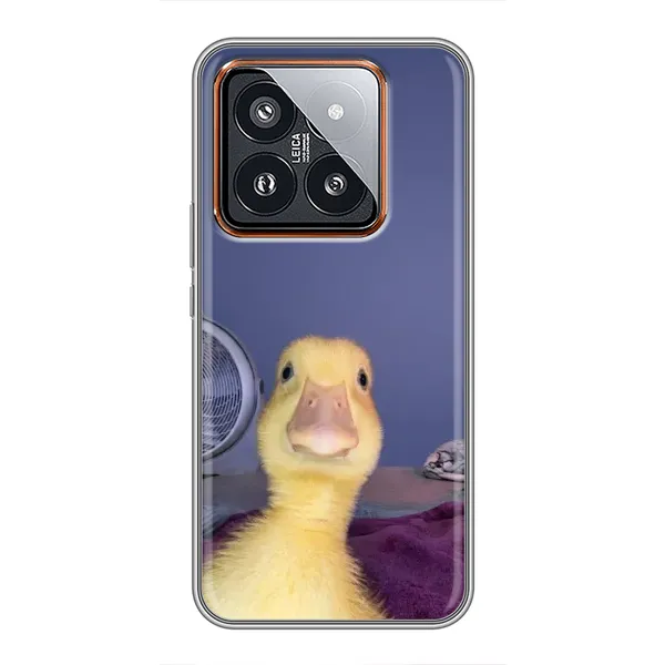 Чехол с рисунком «Утка» для Xiaomi 14 Pro Чехол с рисунком «Утка» для Xiaomi 14 Pro