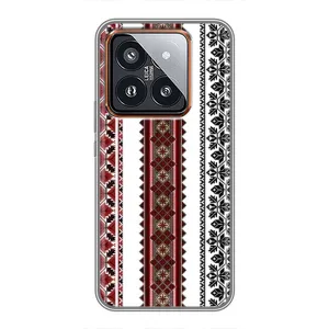 Силіконовый Чохол на Xiaomi 14 Pro з картинкой Вишиванки (Вишиваночки)