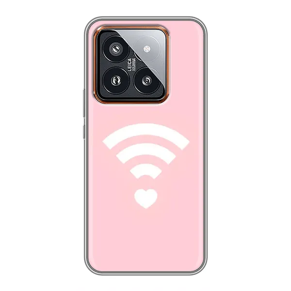 Чехол с рисунком «WiFi Love» для Xiaomi 14 Pro Чехол с рисунком «WiFi Love» для Xiaomi 14 Pro