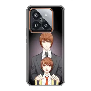 Чехол с персонажами АНИМЕ на Xiaomi 14 Pro (Ягами вырос)