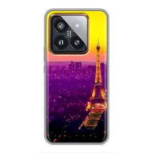 Чохол Ейфелева Вежа на Xiaomi 14 Pro (Яскрава башня)