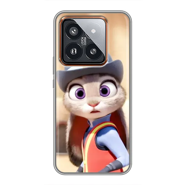Чехол с рисунком «Заяц Джуді Хопс» для Xiaomi 14 Pro