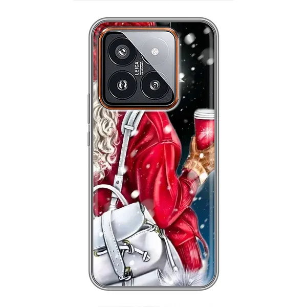 Чехол с рисунком «Зима пришла» для Xiaomi 14 Pro