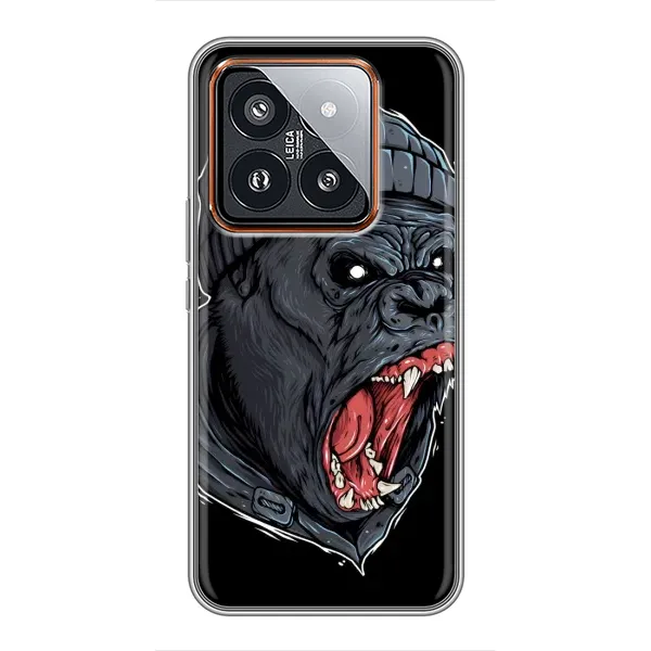 Чехол с рисунком «Злая Обезьяна» для Xiaomi 14 Pro Чехол с рисунком «Злая Обезьяна» для Xiaomi 14 Pro