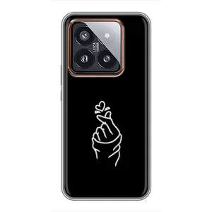 Чехлы (Знак сердечка) на Xiaomi 14 Pro (Знак Сердечка)
