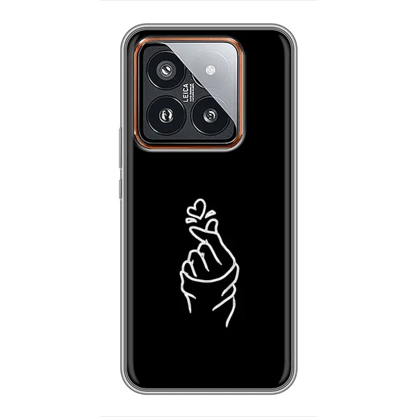 Чехол с рисунком «Знак Сердечка» для Xiaomi 14 Pro Чехол с рисунком «Знак Сердечка» для Xiaomi 14 Pro