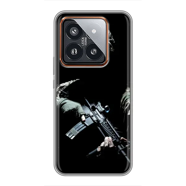 Чехол с рисунком «ЗСУ снайпер» для Xiaomi 14 Pro Чехол с рисунком «ЗСУ снайпер» для Xiaomi 14 Pro