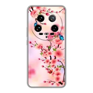 Чохол з картинкою Сакури на Xiaomi 14 Ultra (Метелики на сакурі)