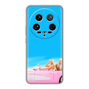 Силиконовый Чехол Барби Фильм на Xiaomi 14 Ultra (Барби и Кен)