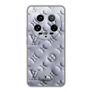 Текстурный Чехол Louis Vuitton для 14 Ультра (Белый ЛВ)