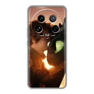 Чехол дракон Беззубик для Xiaomi 14 Ultra (Беззубик и Иккинг)