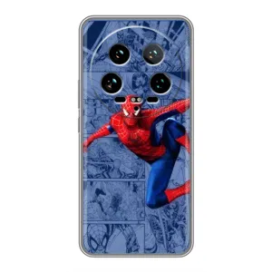 Силиконовый Чехол для Xiaomi 14 Ultra (Человек Паук)